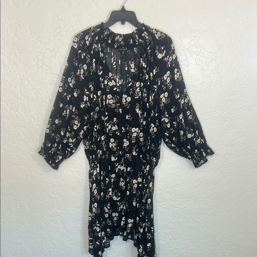 Ever After Black Floral Dress